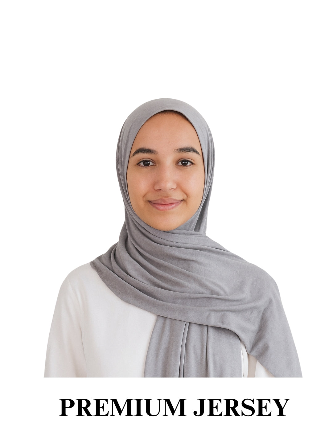 Jersey Hijab - Silver Mist