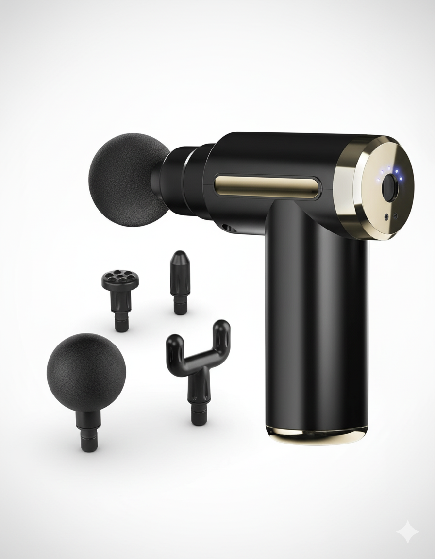 Cotsoco Massage Gun, 6-Speed Muscle Percussion Massager, Quiet Hand Massager, Mini Massage Gun for Neck, Back, Arms, Legs, Shoulders