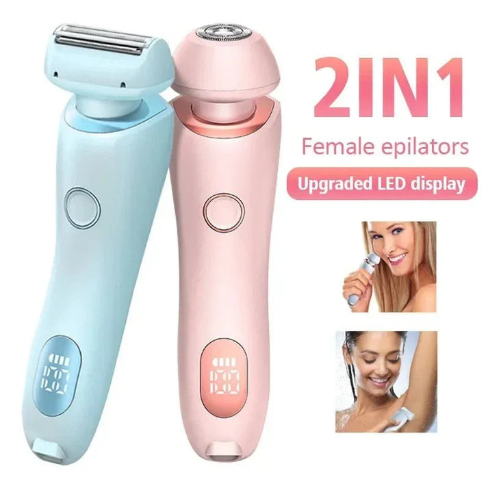 2-in-1 Rechargeable Hair Removal Epilator & Trimmer