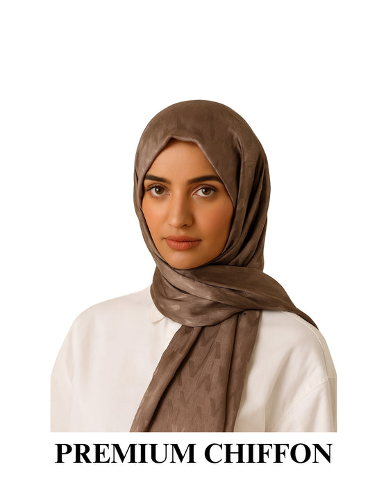 Chiffon Hijab - Mocha Mist