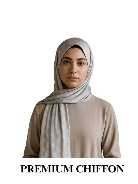 Chiffon Hijab - Mocha Mist
