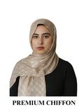 Chiffon Hijab - Peachy Keen