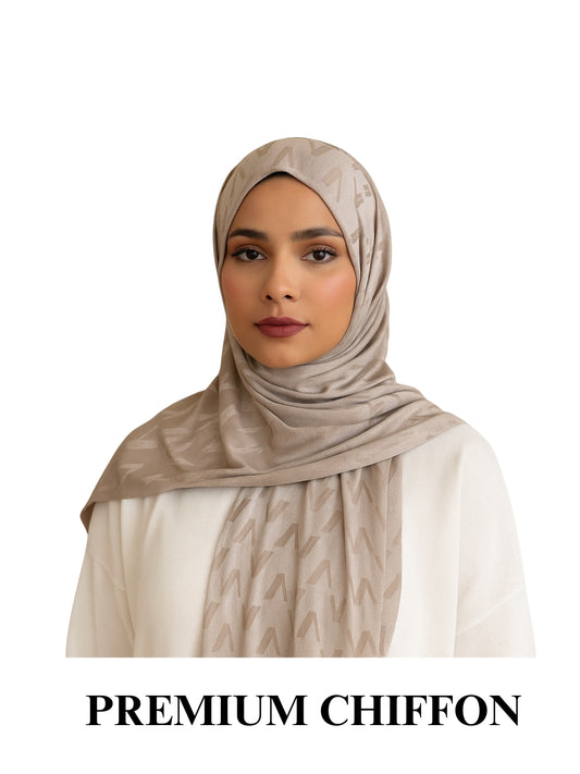 Chiffon Hijab - Chiffon Sand