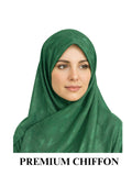 Chiffon Hijab - Emerald Isle