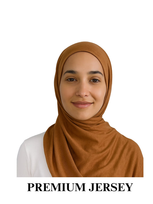 Jersey Hijab - Desert Spice