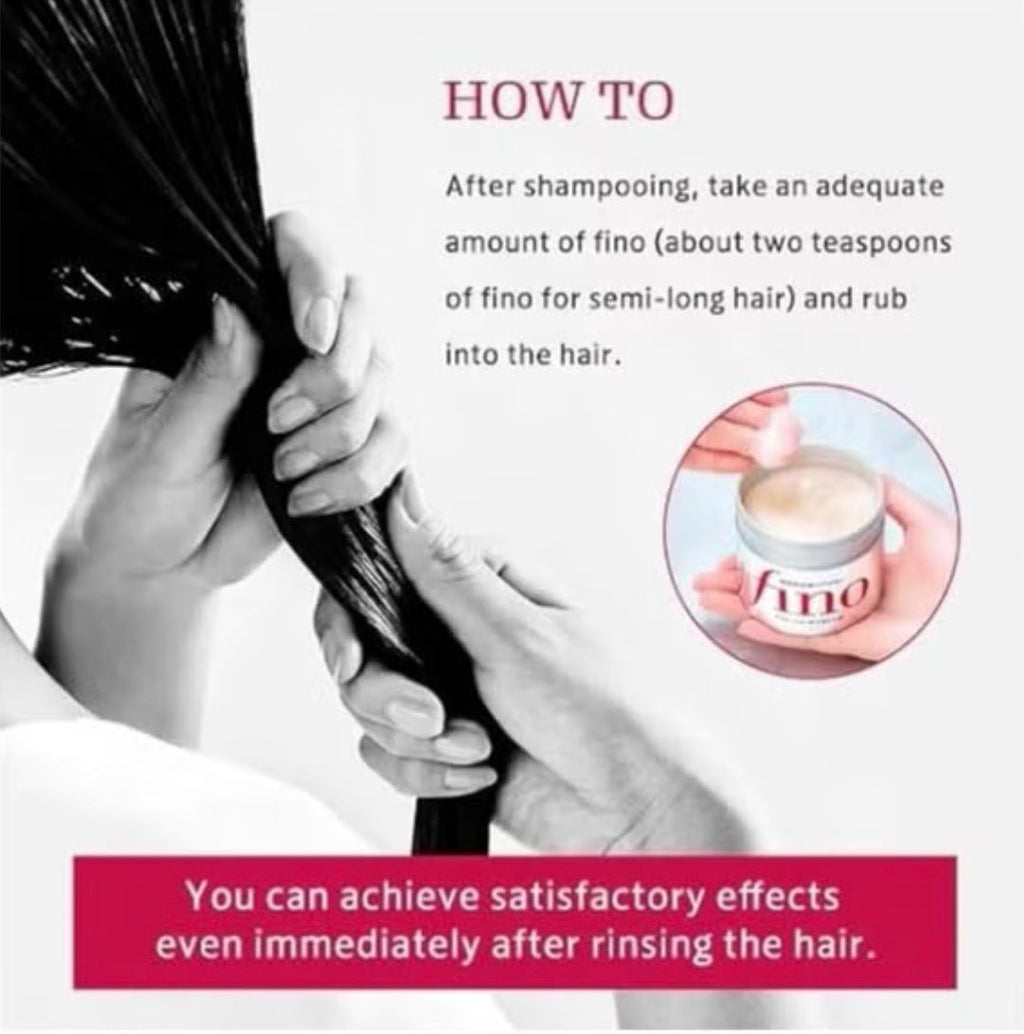 FINO SHISEIDO Premium Touch Hair Mask – Deep Repair & Silky Shine