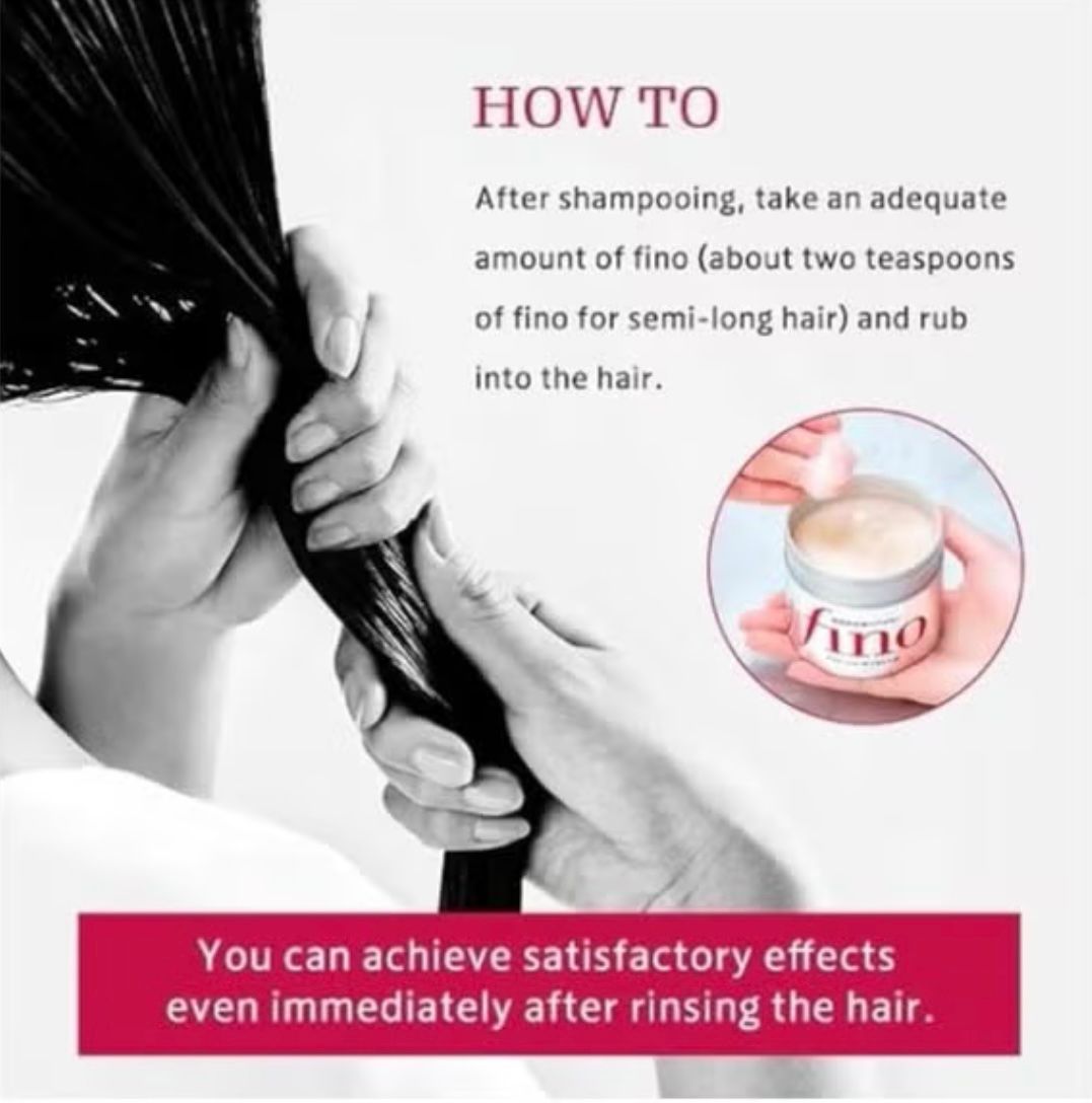 FINO SHISEIDO Premium Touch Hair Mask – Deep Repair & Silky Shine