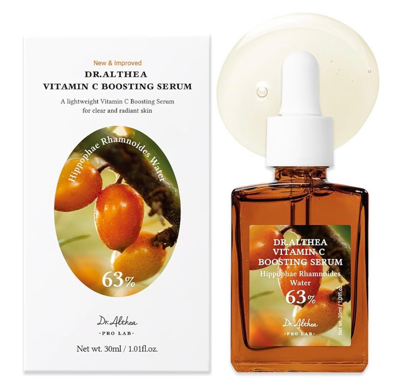 DR. ALTHEA Vitamin C Boosting Serum 63% (30ml) – Brighten, Firm & Revitalize Your Skin