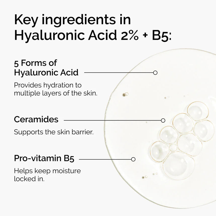 The Ordinary Hyaluronic Acid 2 % + B5 Serum (30 ml)