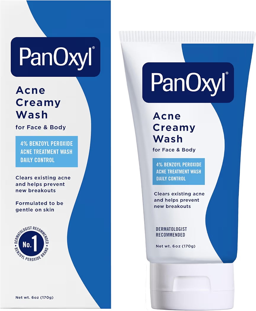 PanOxyl 4% Benzoyl Peroxide Acne Wash (170 ml)`